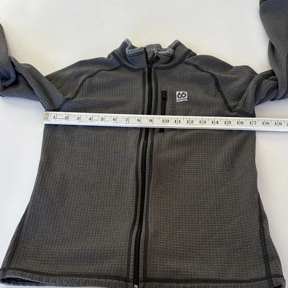 66 North Iceland Grettir Zipped Front Womens Jacket in Grey Quick Dry Size L - Picture 7 of 12